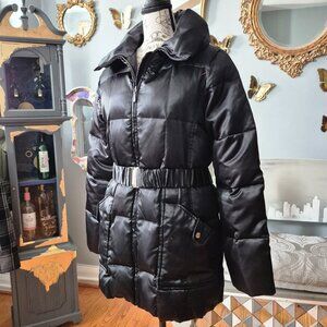 Apt. 9 Black Puffer Coat Medium